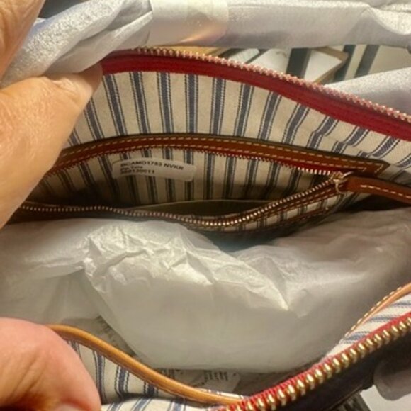 Dooney & Bourke Tote Navy - Picture 3 of 3